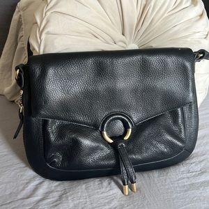 Vince Camuto Black and Gold SideBag